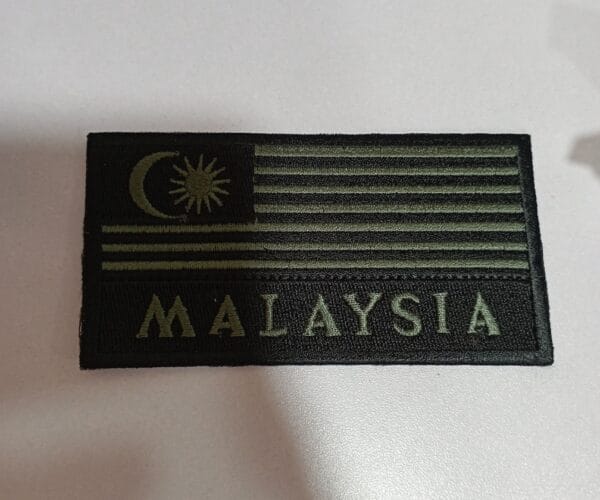 BENDERA MALAYSIA HITAM (BESAR)