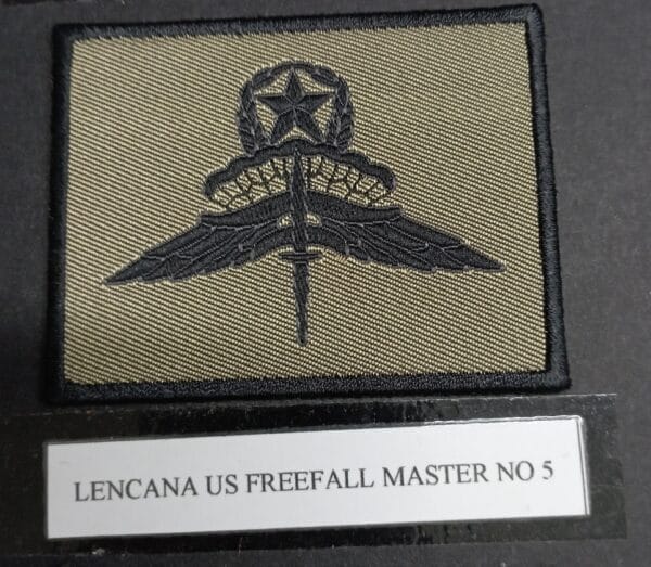 LENCANA US FREEFALL MASTER NO 5