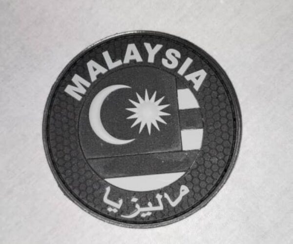 PATCH MALAYSIA HITAM GETAH